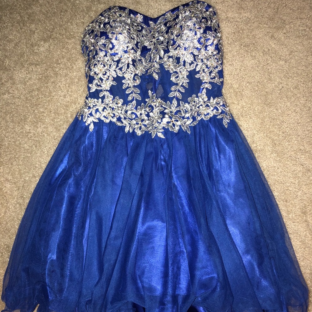 SOLD! Royal Blue Homecoming Dress